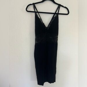 Express black lace dress